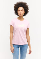 Damska Koszulka Mustang Logo T-shirty Loa Cameo Pink 1015161 8064